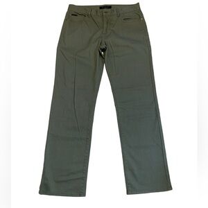Calvin Klein Jeans Men's Olive Green Straight Leg Pants - Size 34